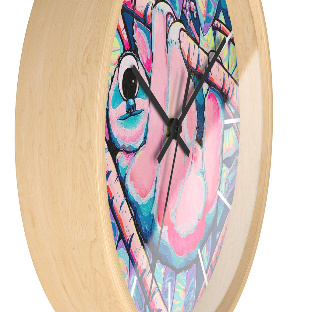 Cyclops Sloth Pop Art Wall Clock