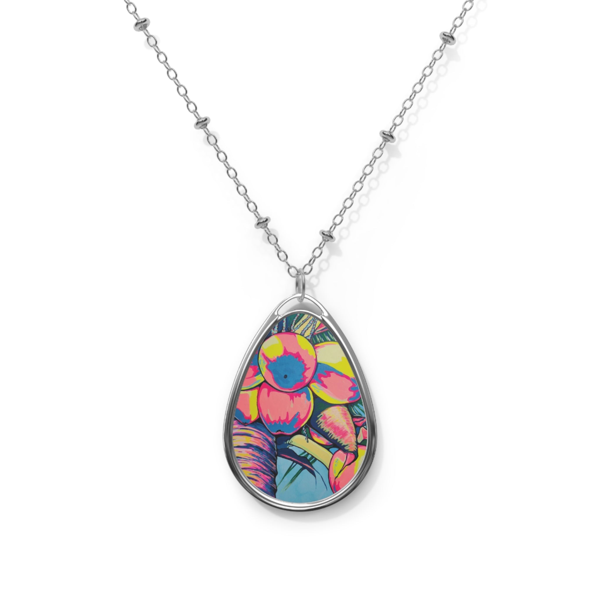 Neon Coconuts Necklace