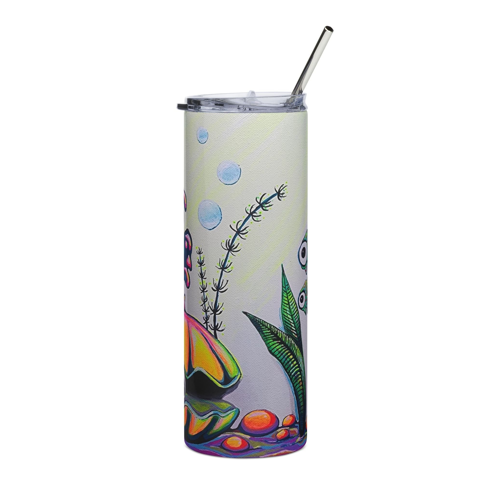 Cyclops Clam Stainless Steel Tumbler, 20oz | Fun Travel Mug, Eco-Friendly