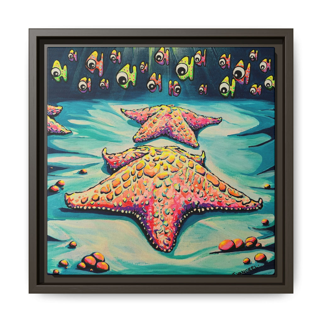 Framed Cyclops Starfish Canvas Print