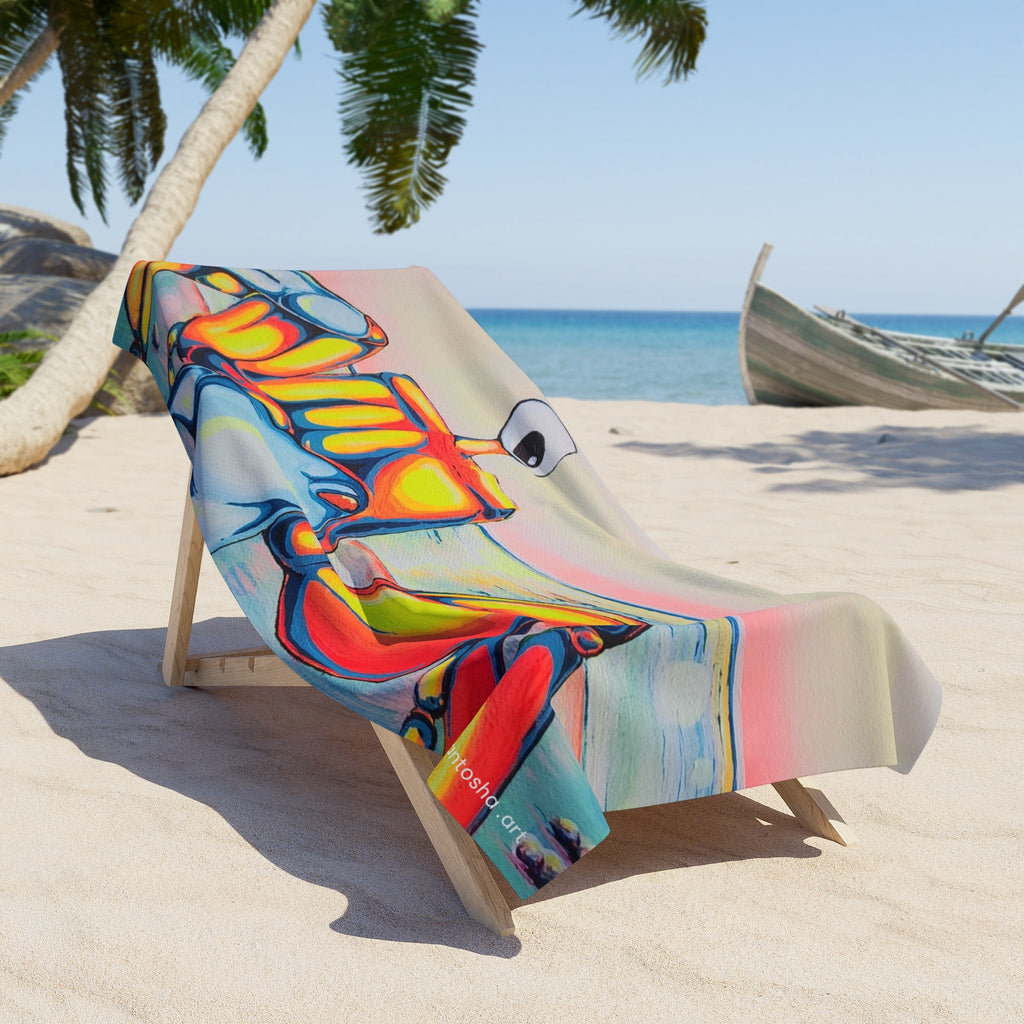 Cyclops Crab Beach Towel for Summer Fun and Vacation Essentials