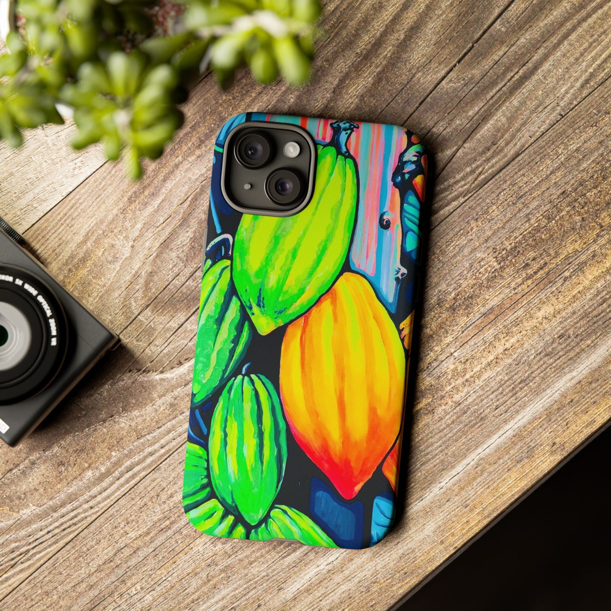 Neon Cacao Tough Phone Case