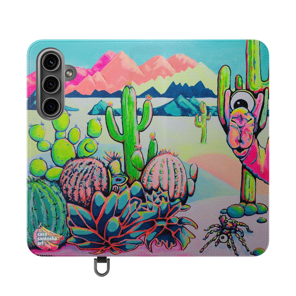 Cyclops Camel Flip Phone Case – Wallet Cover with Card Slots