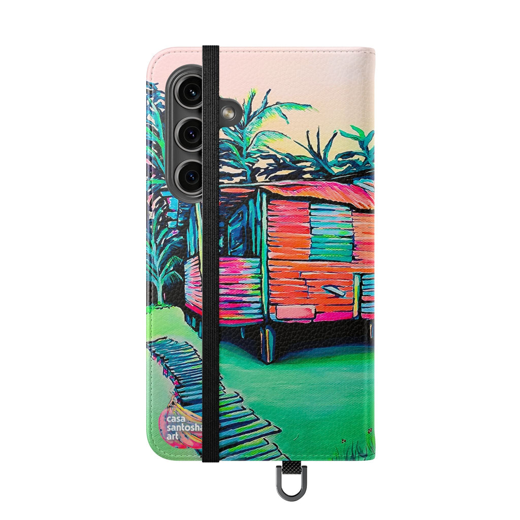Luis Russell House Bocas Flip Phone Case – Wallet Cover with Card Slots