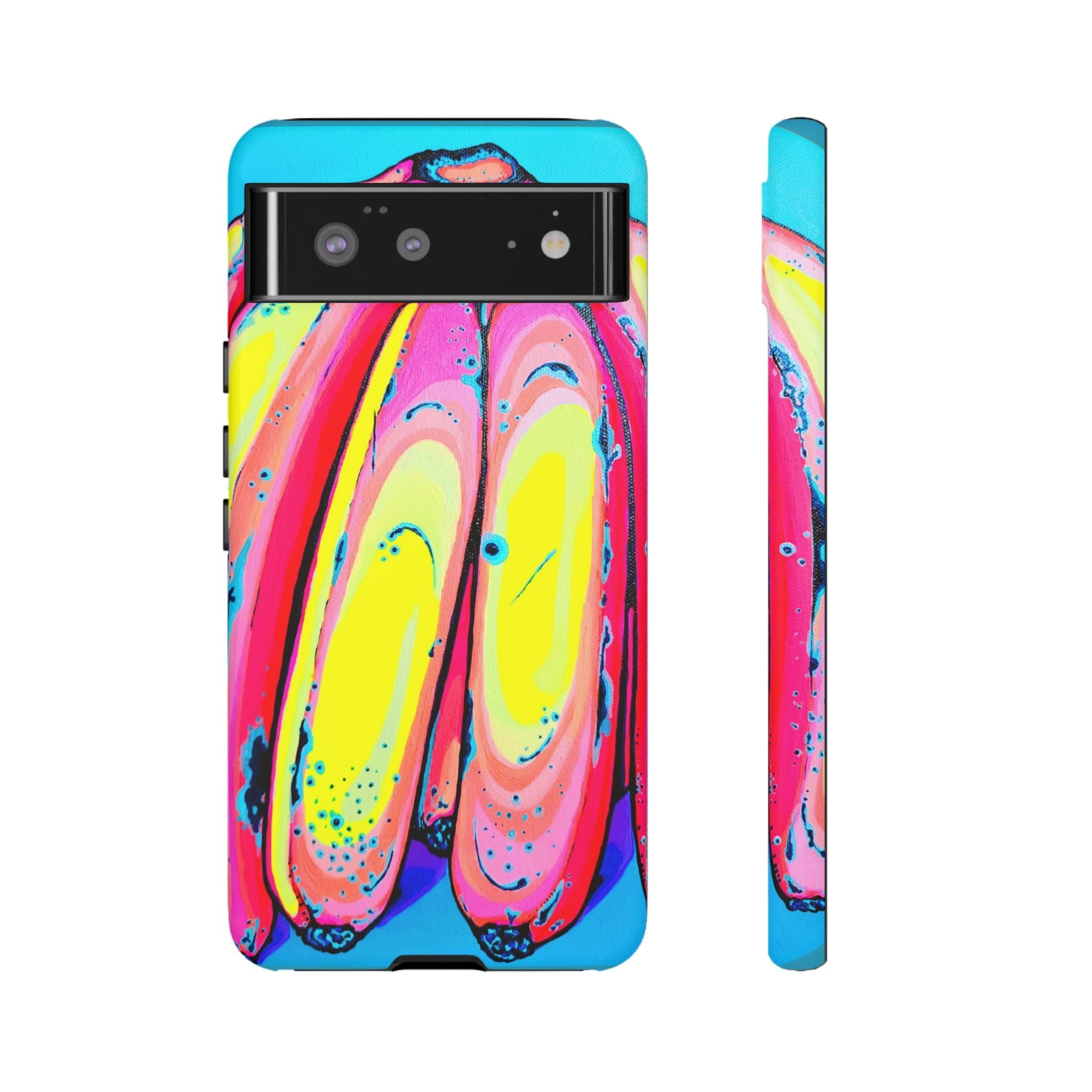 Neon Fat Bananas Tough Phone Case