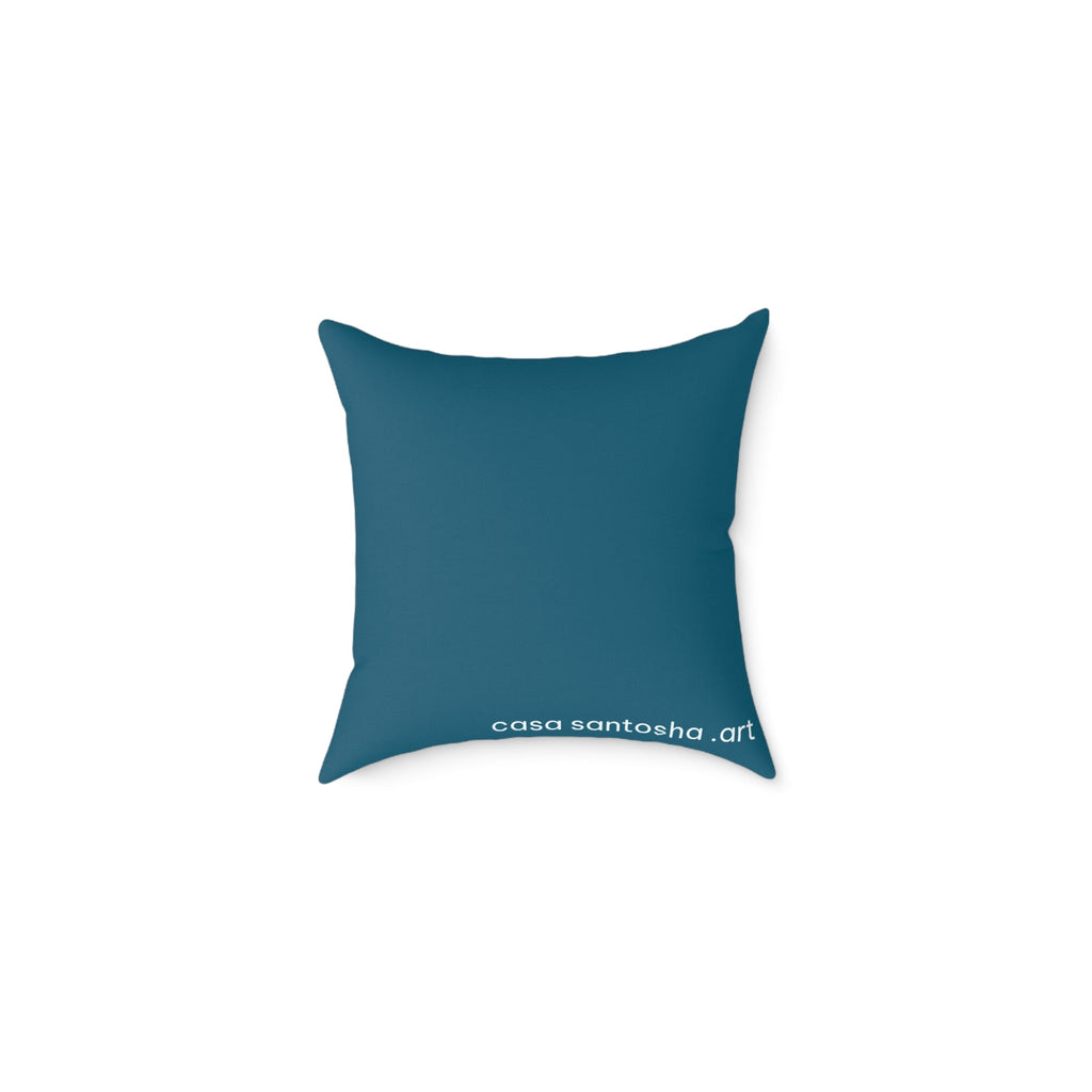 Neon Sushi Art Canvas Decorative Pillow
