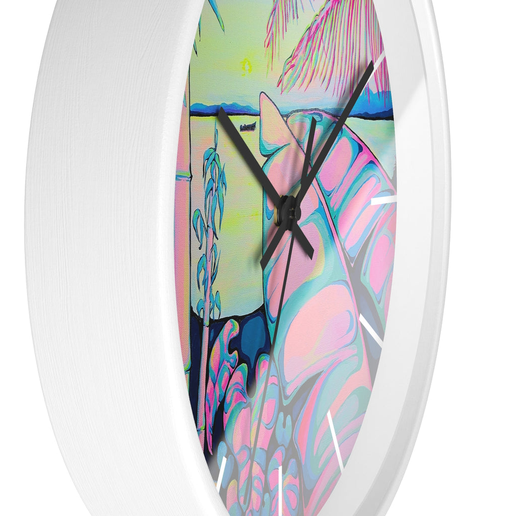 Serenity Bocas Pop Art Wall Clock