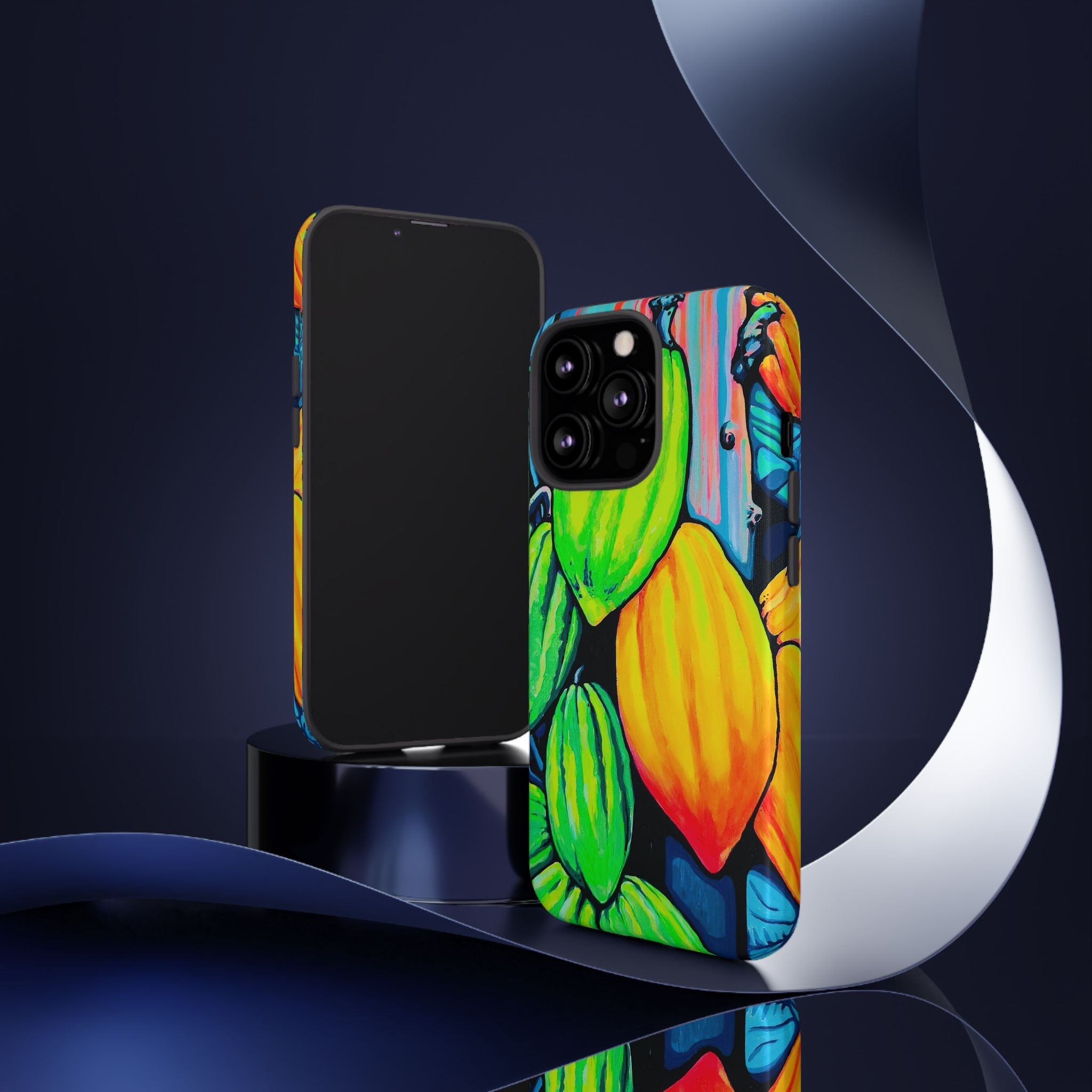 Neon Cacao Tough Phone Case