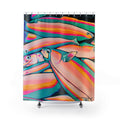 Neon Fish Pop Art Shower Curtain