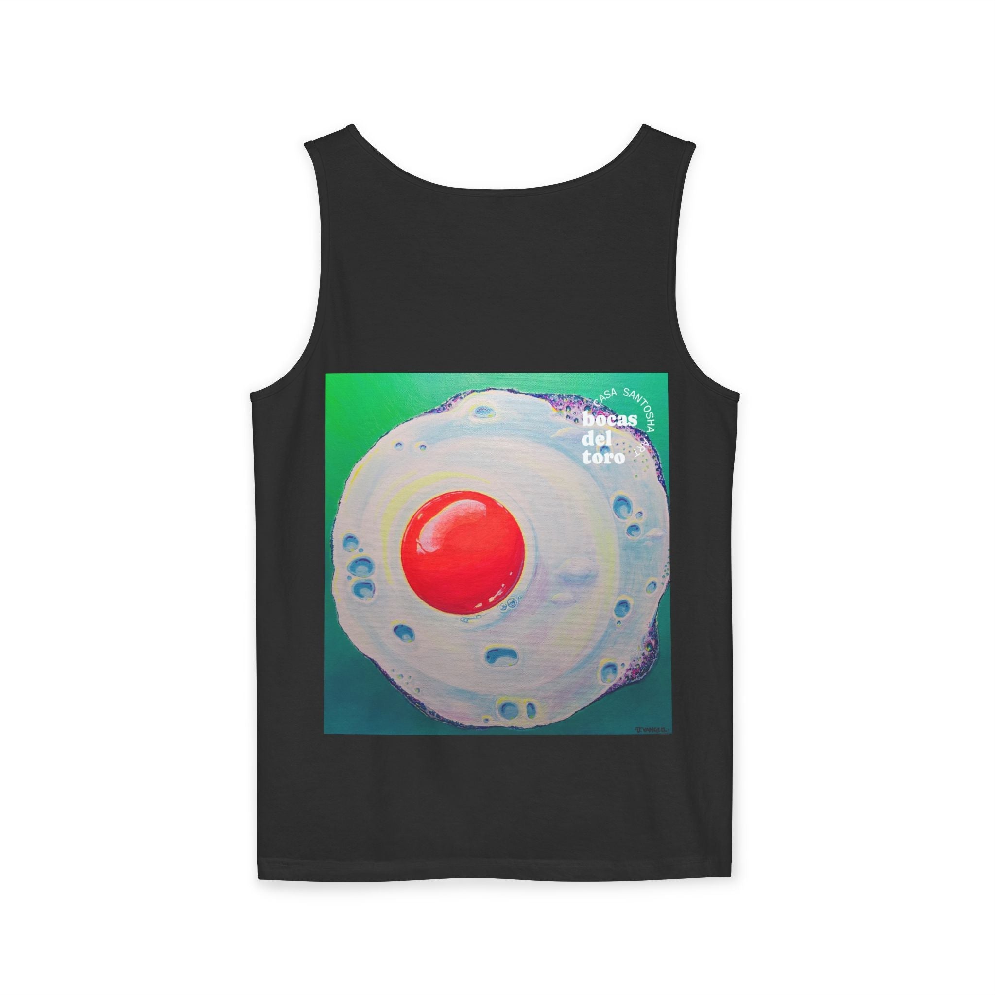 Unisex Neon Fried Egg Tank Top - Perfect for Summer Vibes