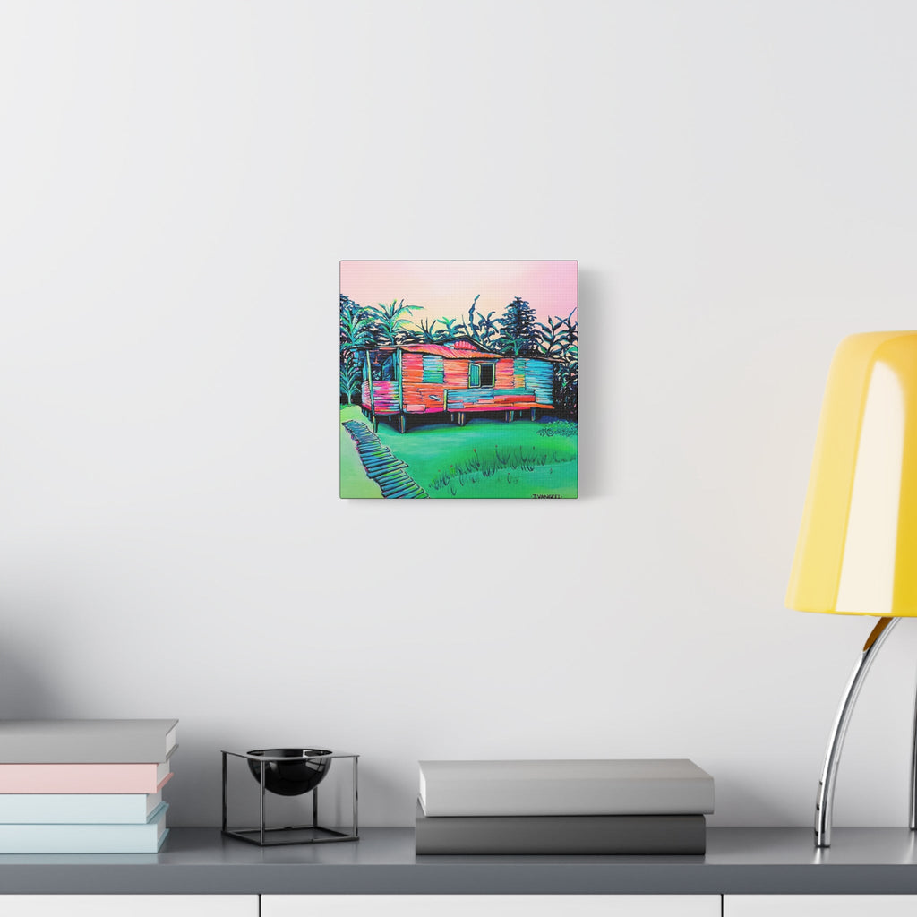 Luis Russell House Bocas Original Canvas Art Print, Gift, Unique Wall Decor