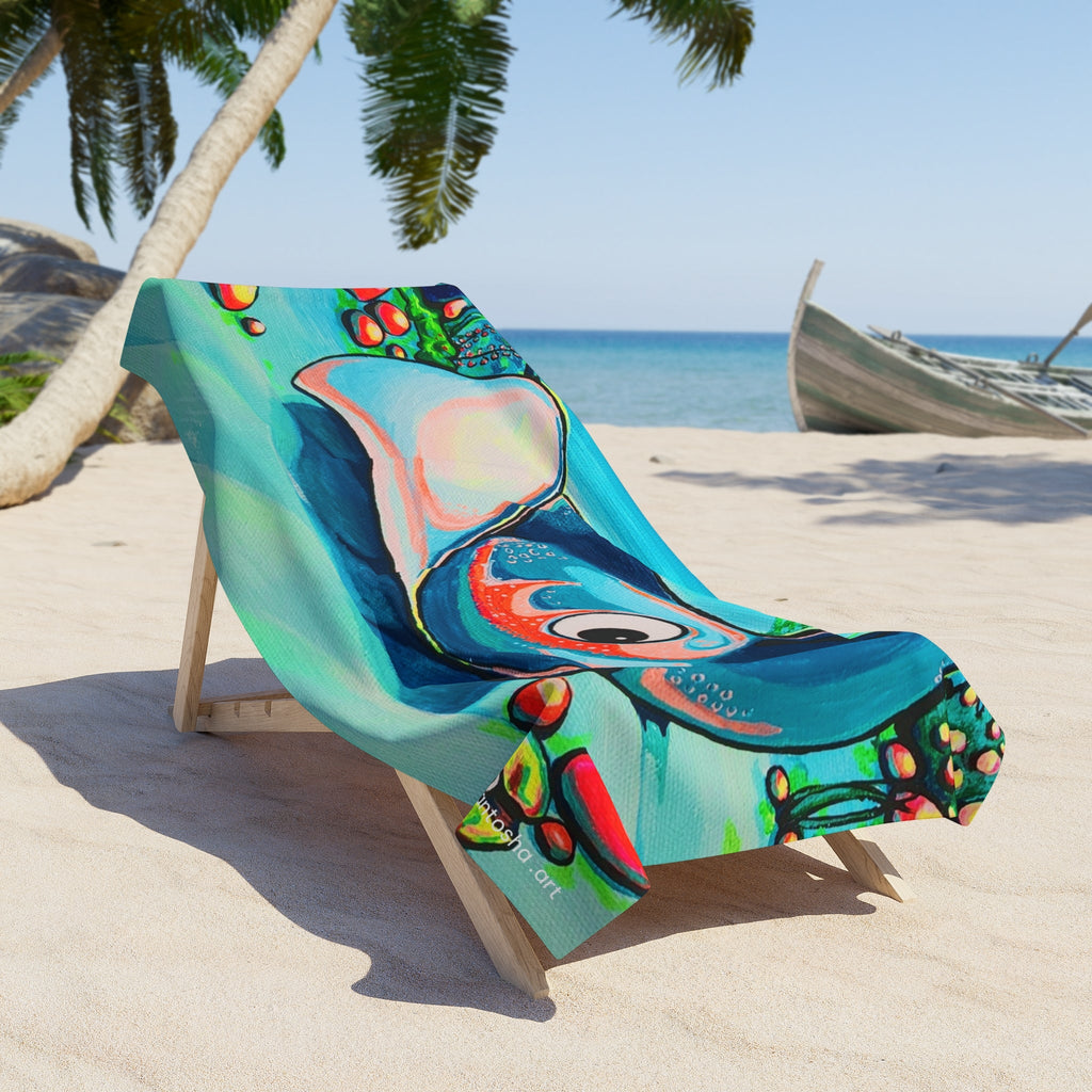 Cyclops Stingray Beach Towel for Summer Fun and Vacation Essentials