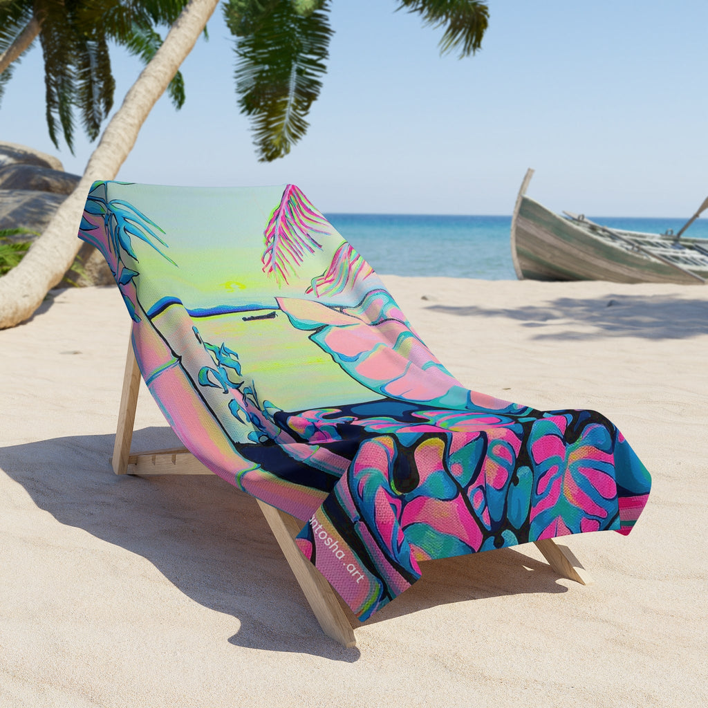Serenity Bocas Beach Towel for Summer Fun and Vacation Essentials