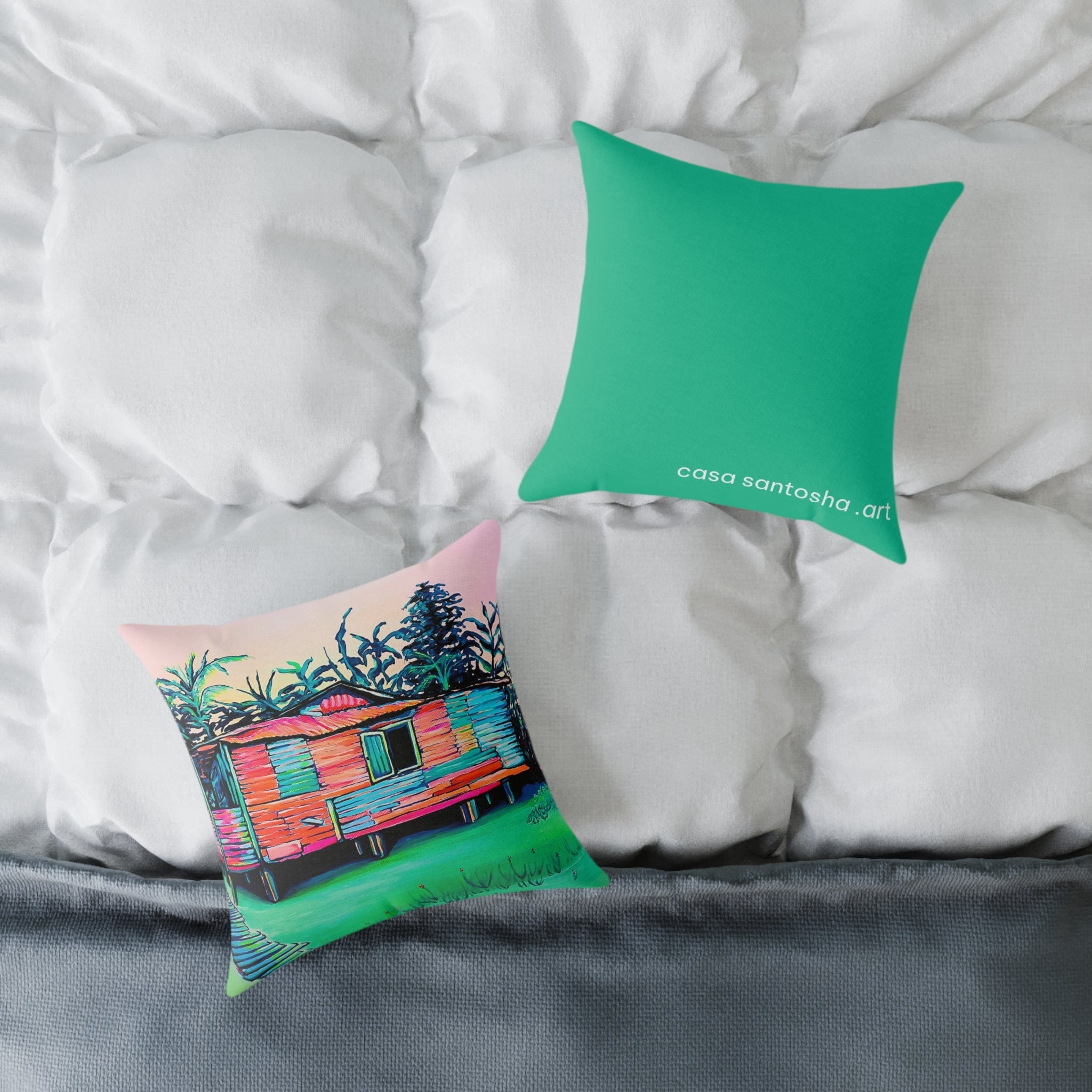 Luis Russell House Bocas Art Canvas Decorative Pillow