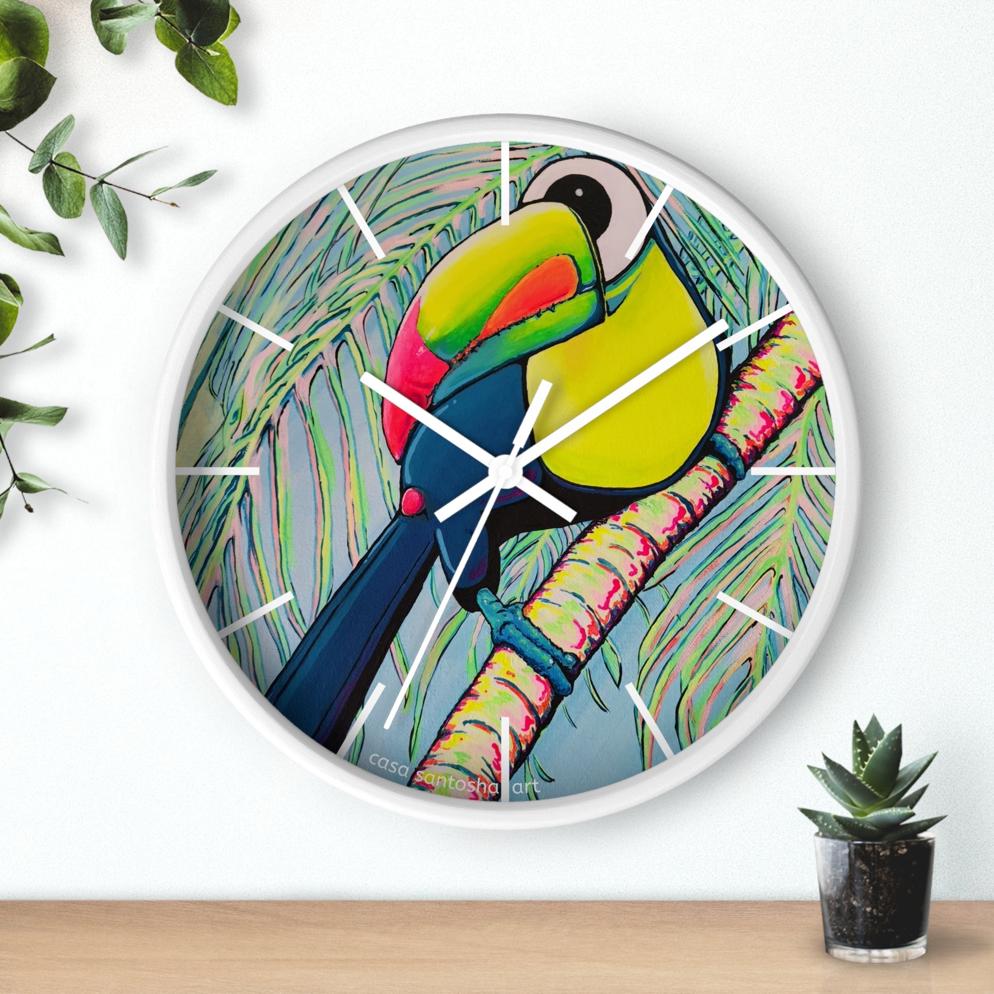 Cyclops Toucan Pop Art Wall Clock