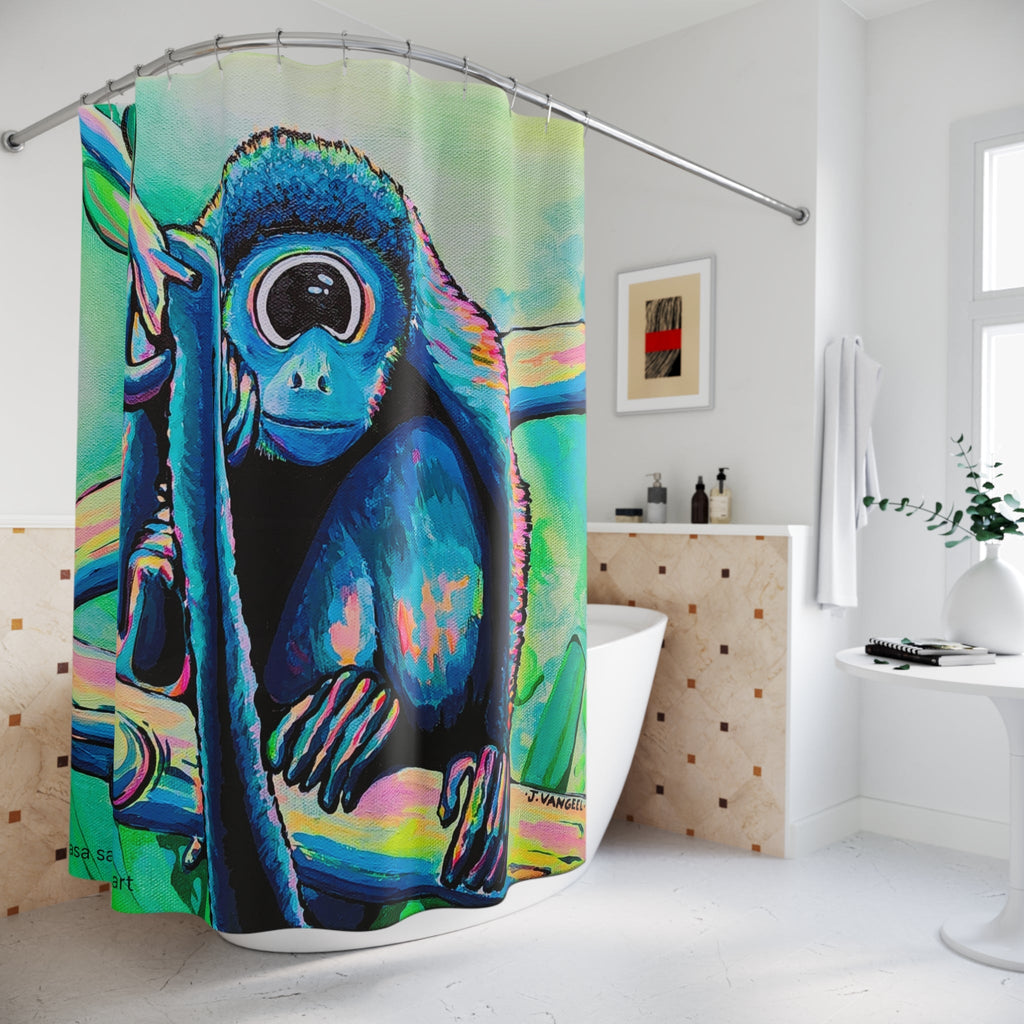Cyclops Monkey Pop Art Shower Curtain