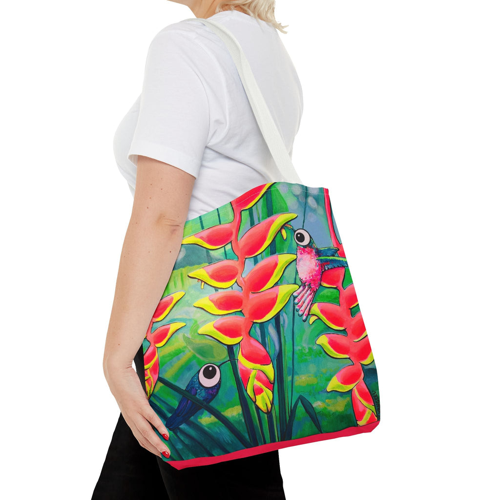 Premium Cyclops Hummingbirds Tote Bag, Original Artist Design, Reusable Shopping Tote,  Eco-Friendly