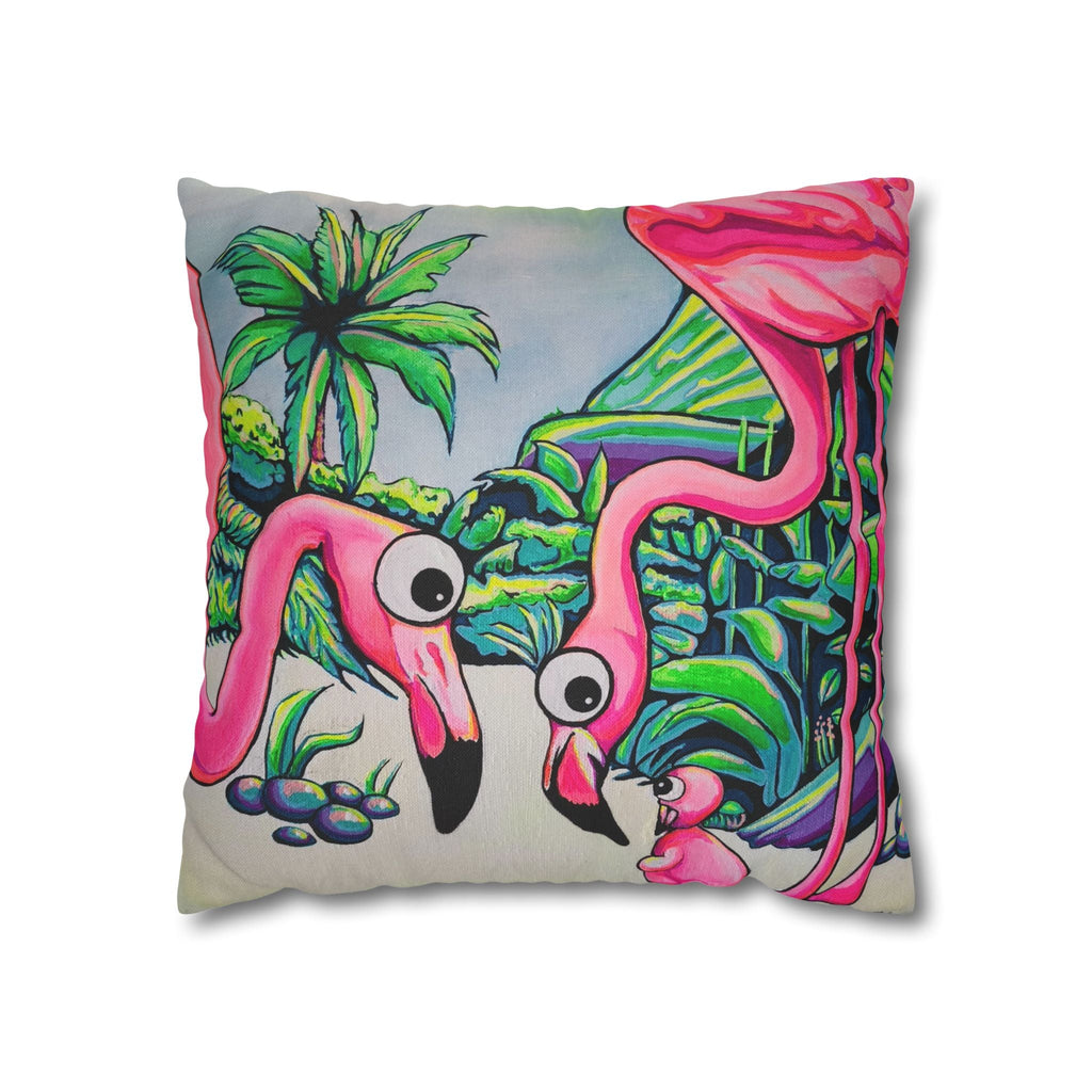 Cyclops Flamingo Family Pillowcase, Cover Only