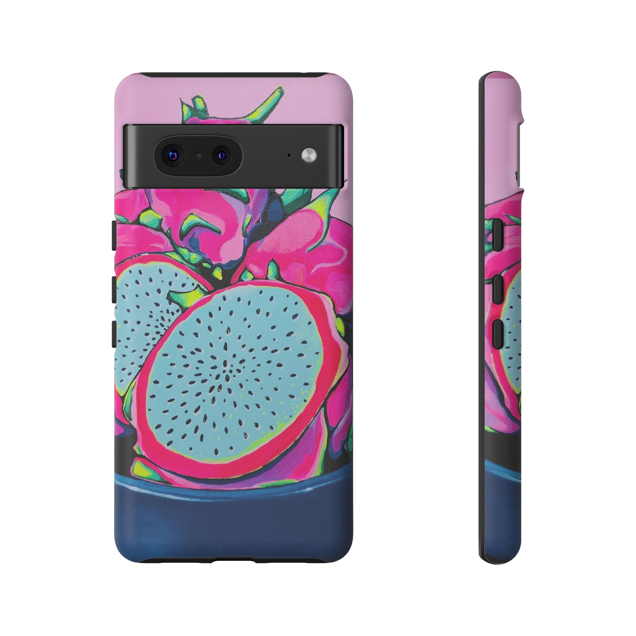 Neon Pink Dragon Fruit Tough Phone Case