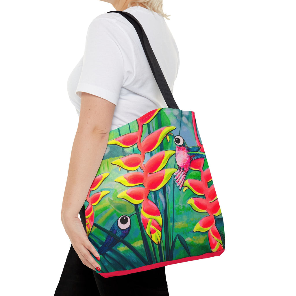 Premium Cyclops Hummingbirds Tote Bag, Original Artist Design, Reusable Shopping Tote,  Eco-Friendly