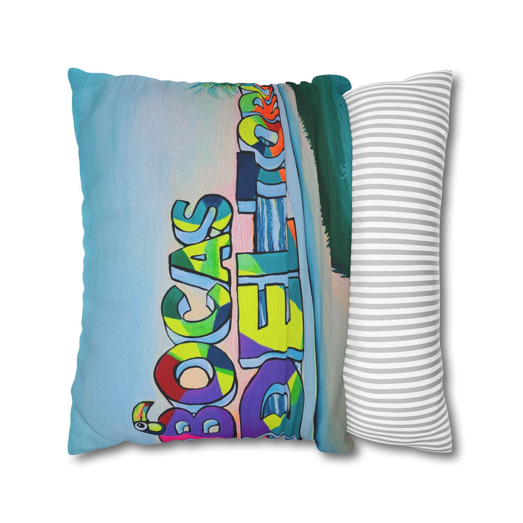 Bocas Del Toro Sign Pillowcase, Cover Only