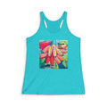 Women's Neon Primitivo Bananas Graphic Racerback Tank