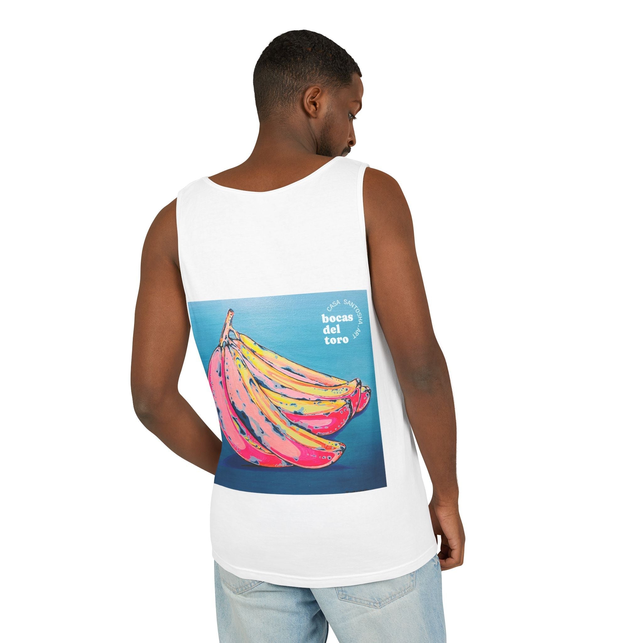 Unisex Neon Bananas Tank Top - Perfect for Summer Vibes