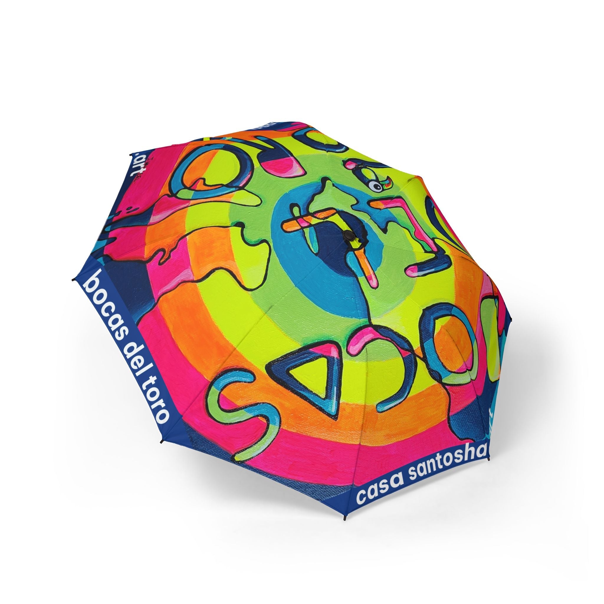 Bocas Del Toro Islands Umbrella - Foldable & Stylish Rain Gear