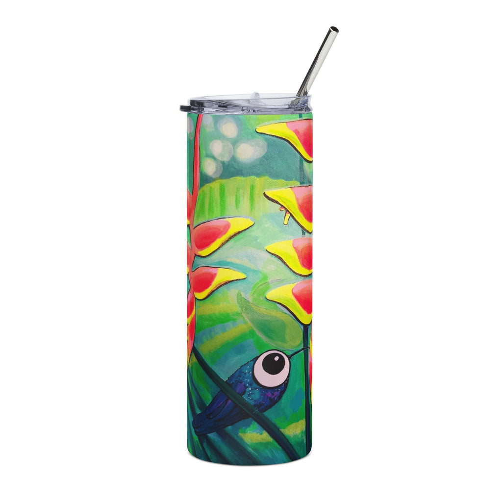 Cyclops Hummingbirds Stainless Steel Tumbler, 20oz | Fun Travel Mug, Eco-Friendly