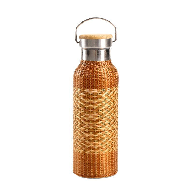 Bamboo Insulated Thermos Cup