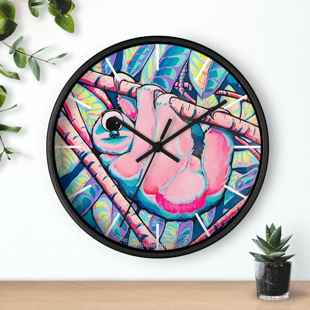 Cyclops Sloth Pop Art Wall Clock