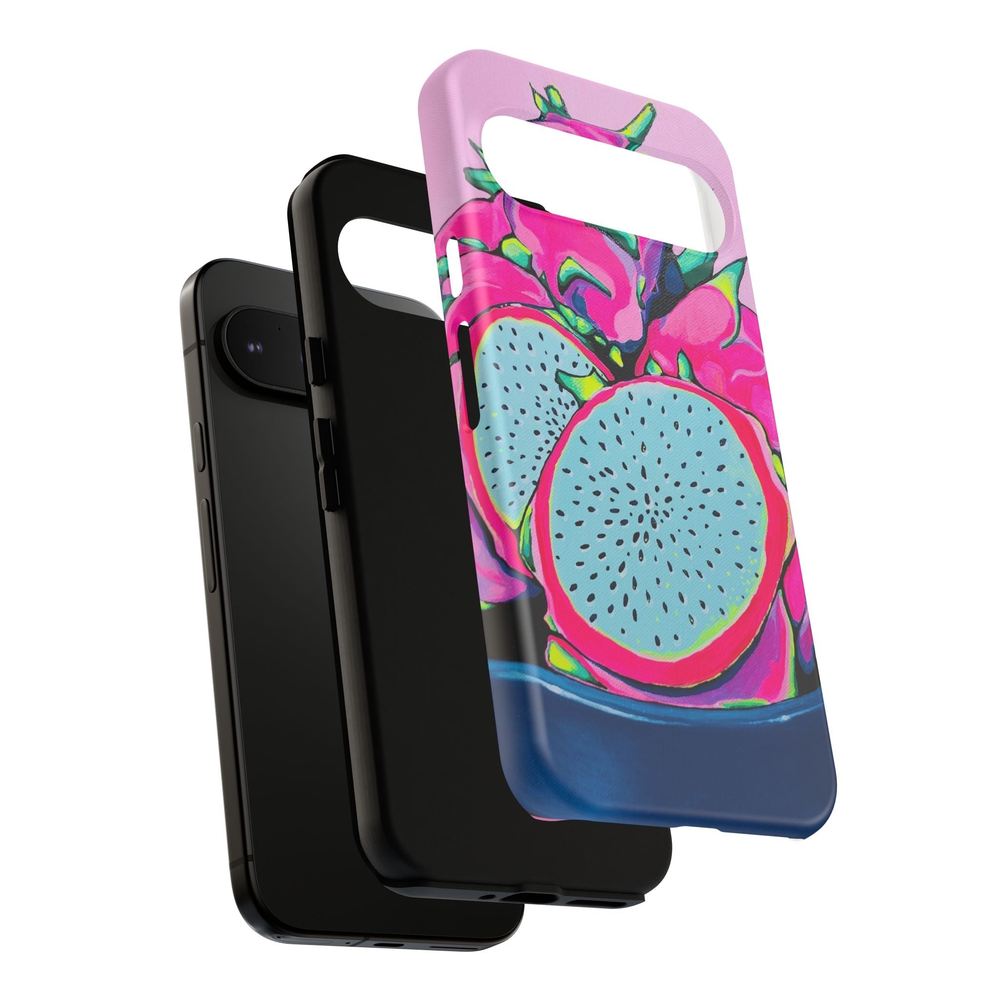 Neon Pink Dragon Fruit Tough Phone Case