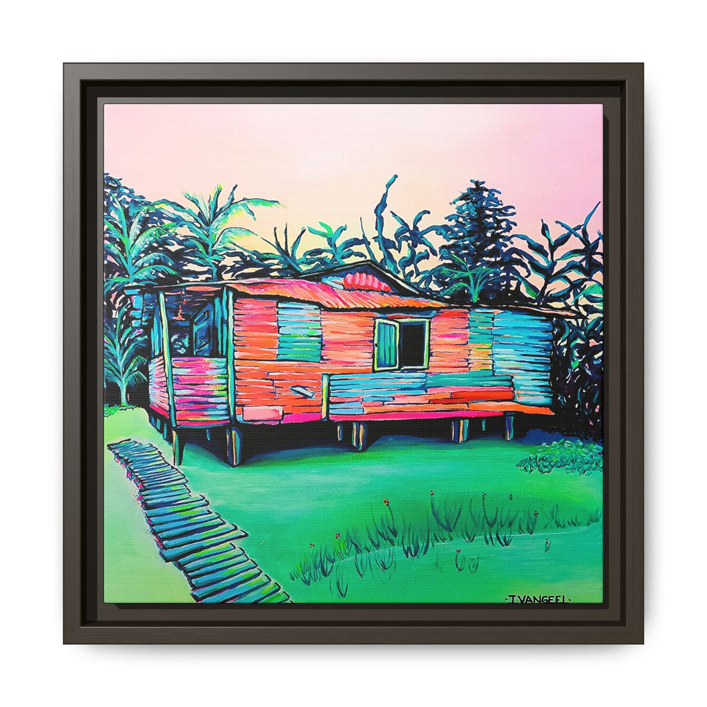 Framed Luis Russell House Bocas Canvas Print