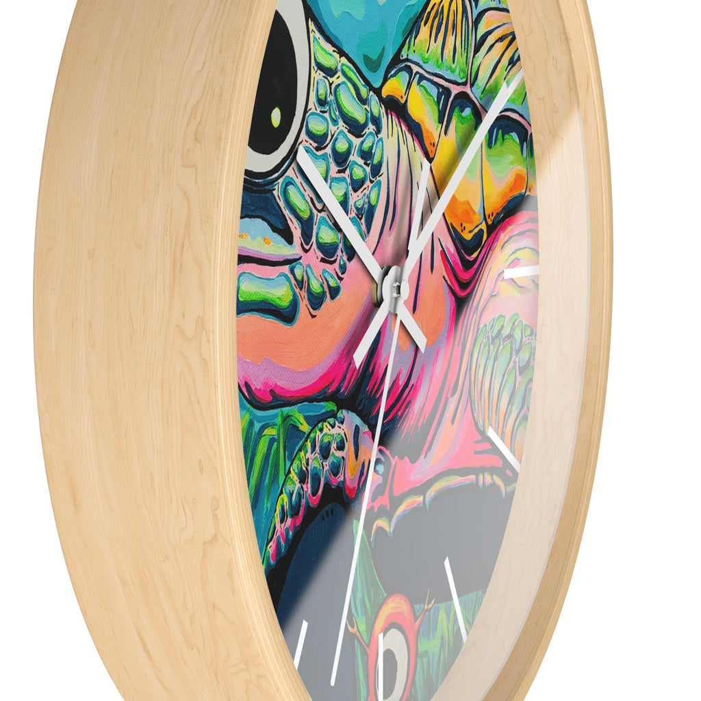 Cyclops Turtle Pop Art Wall Clock