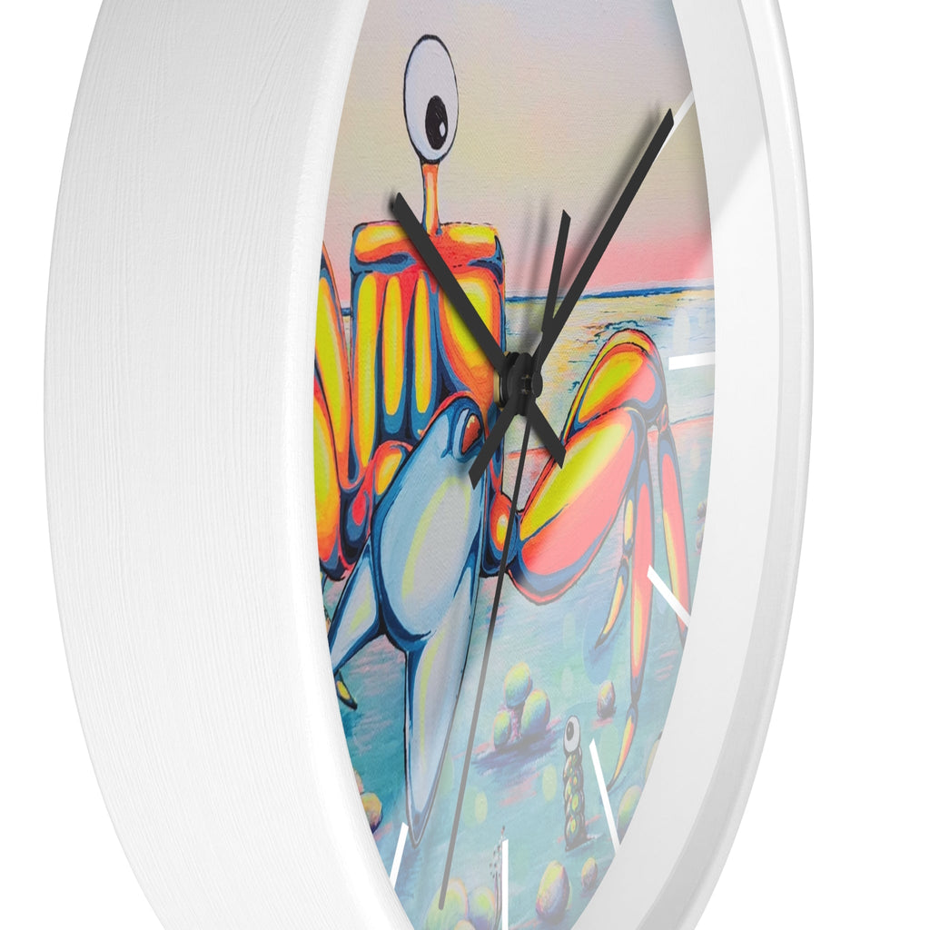 Cyclops Crab Pop Art Wall Clock