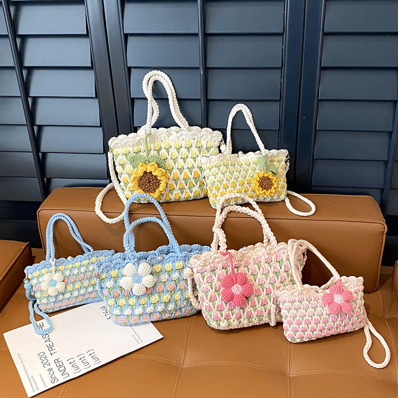 Children's bag handmade crocheting