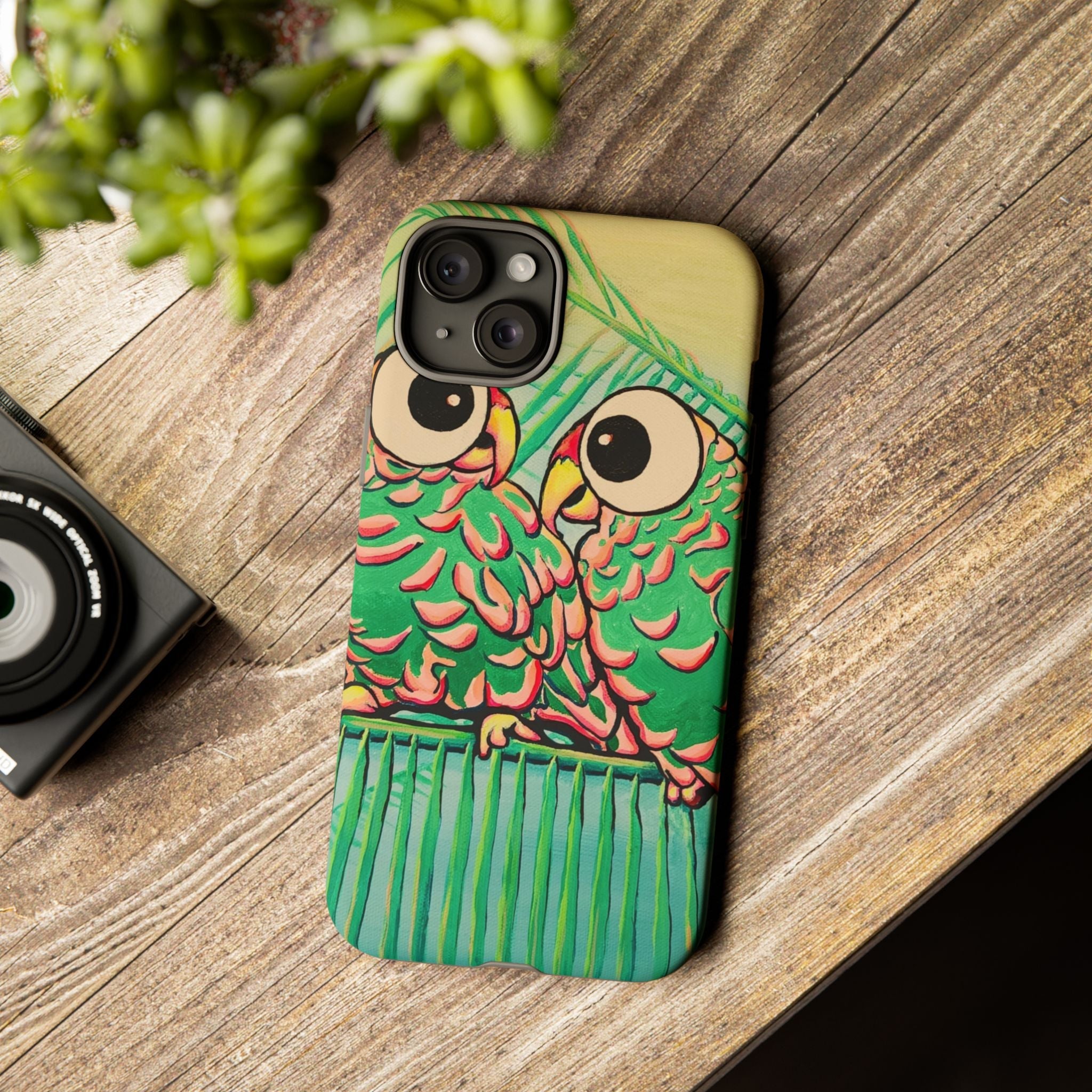 Chatty Cyclops Parrots Tough Phone Case