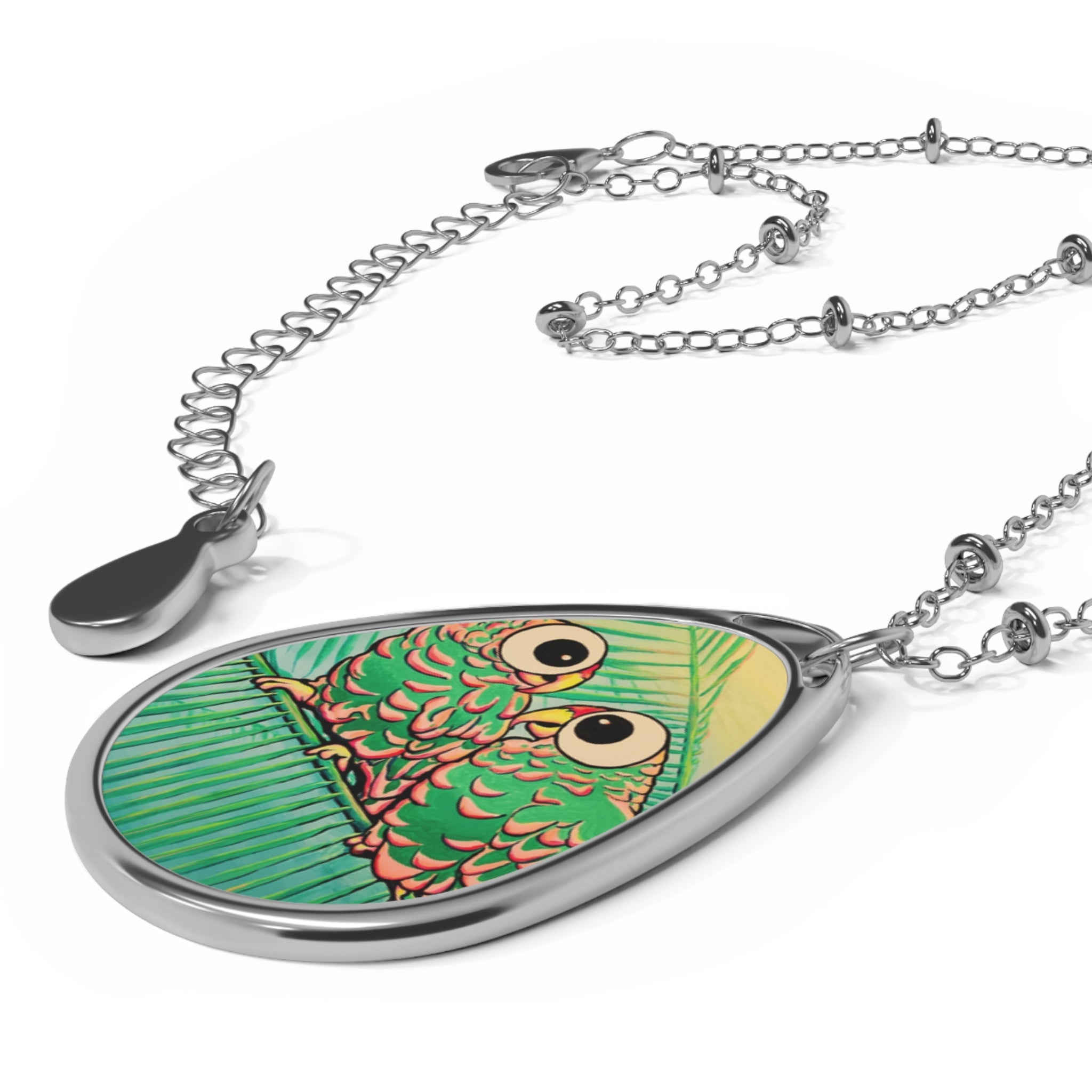 Chatty Cyclops Parrots Necklace