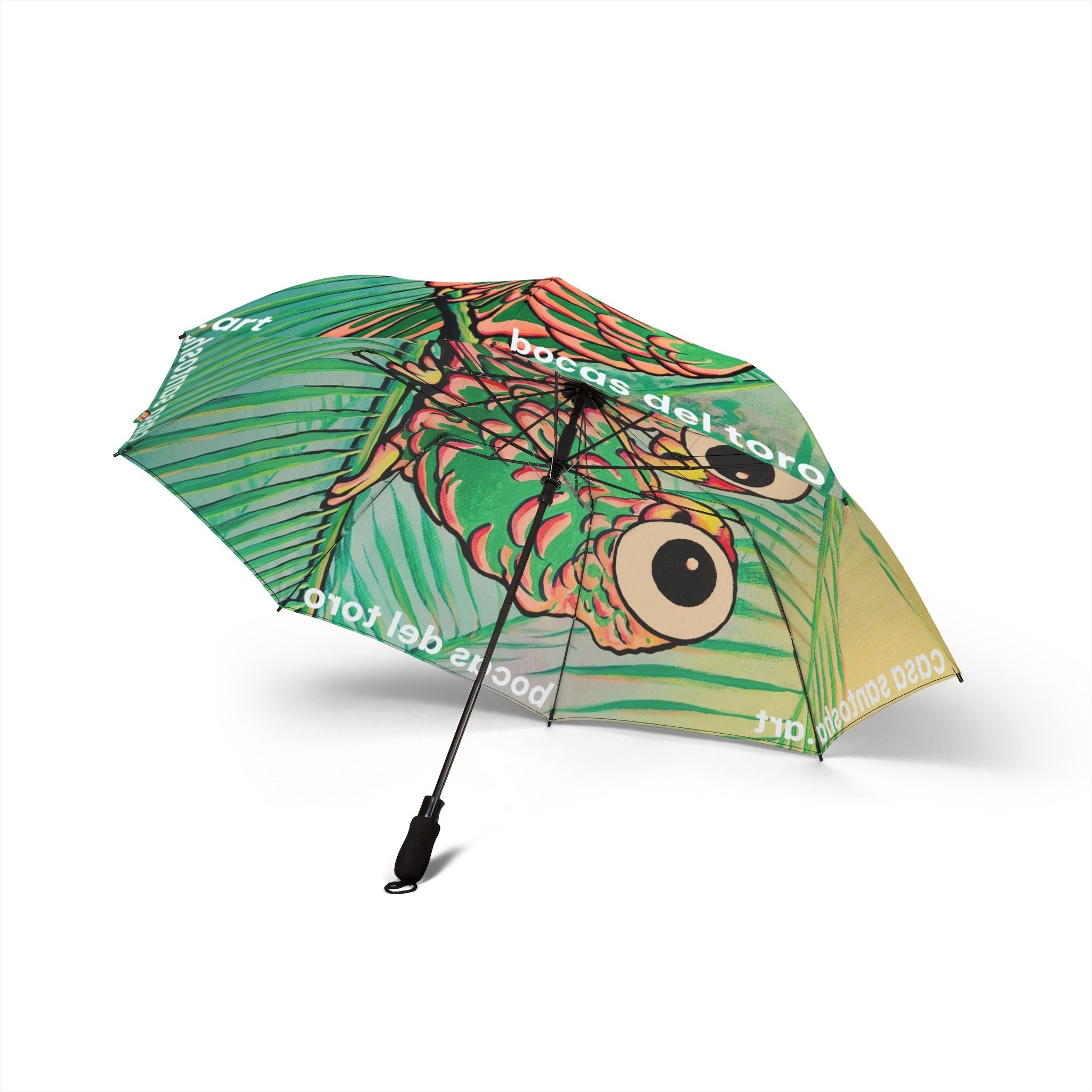 Chatty Cyclops Parrots Umbrella - Foldable & Stylish Rain Gear
