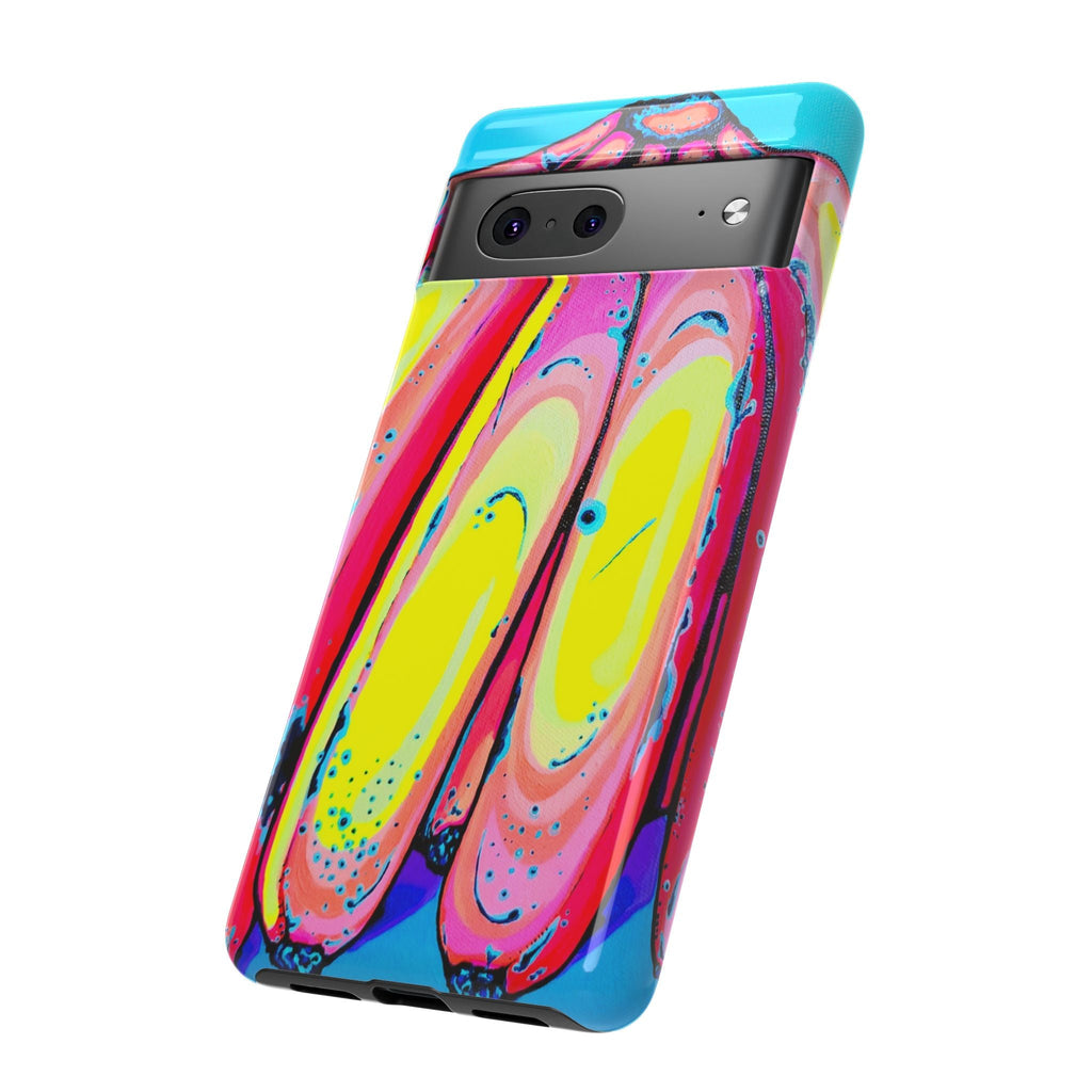 Neon Fat Bananas Tough Phone Case