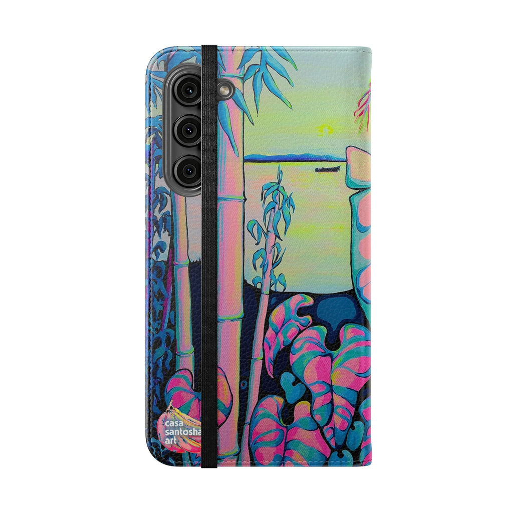 Serenity Bocas Flip Phone Case – Wallet Cover with Card Slots