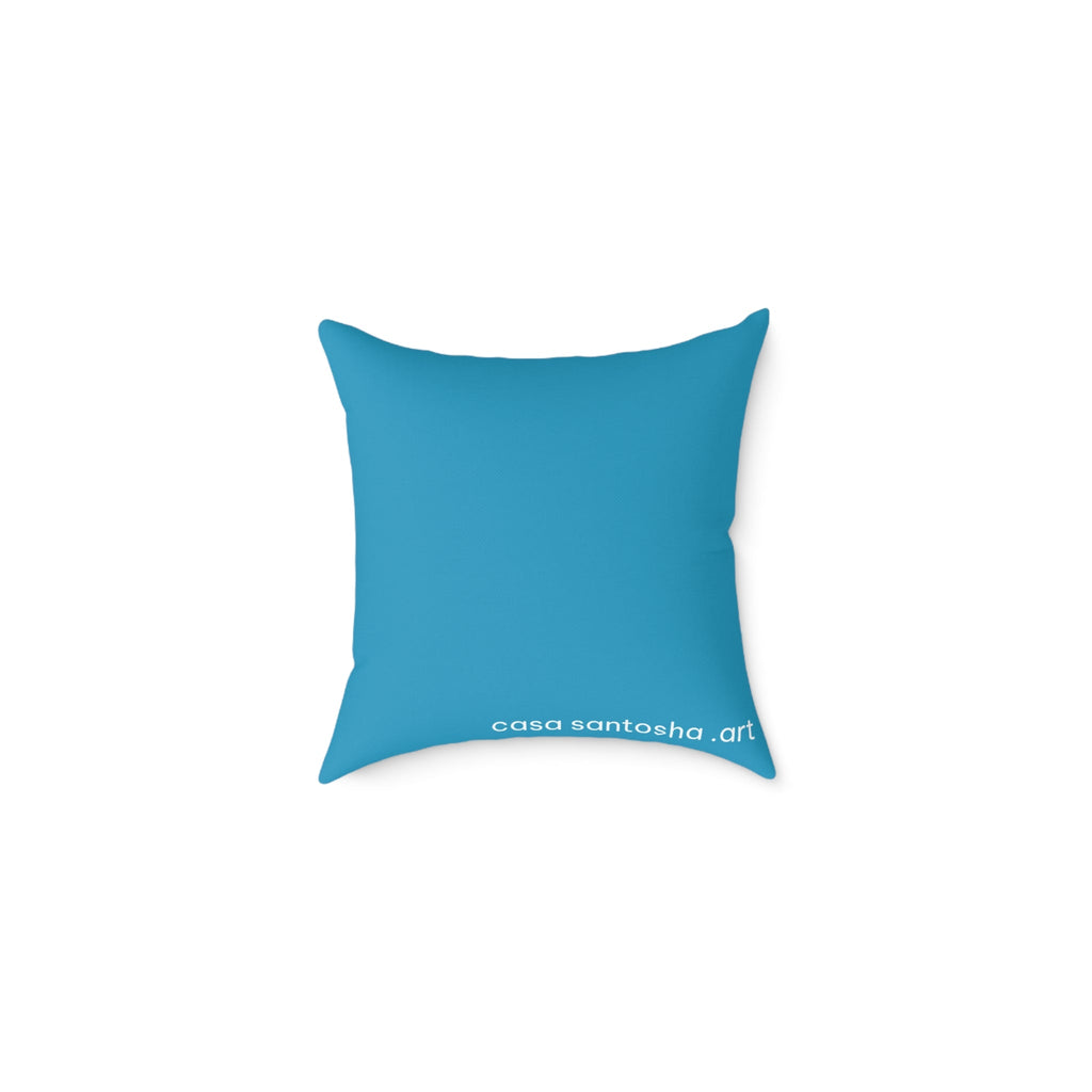Neon Fat Bananas Art Canvas Decorative Pillow