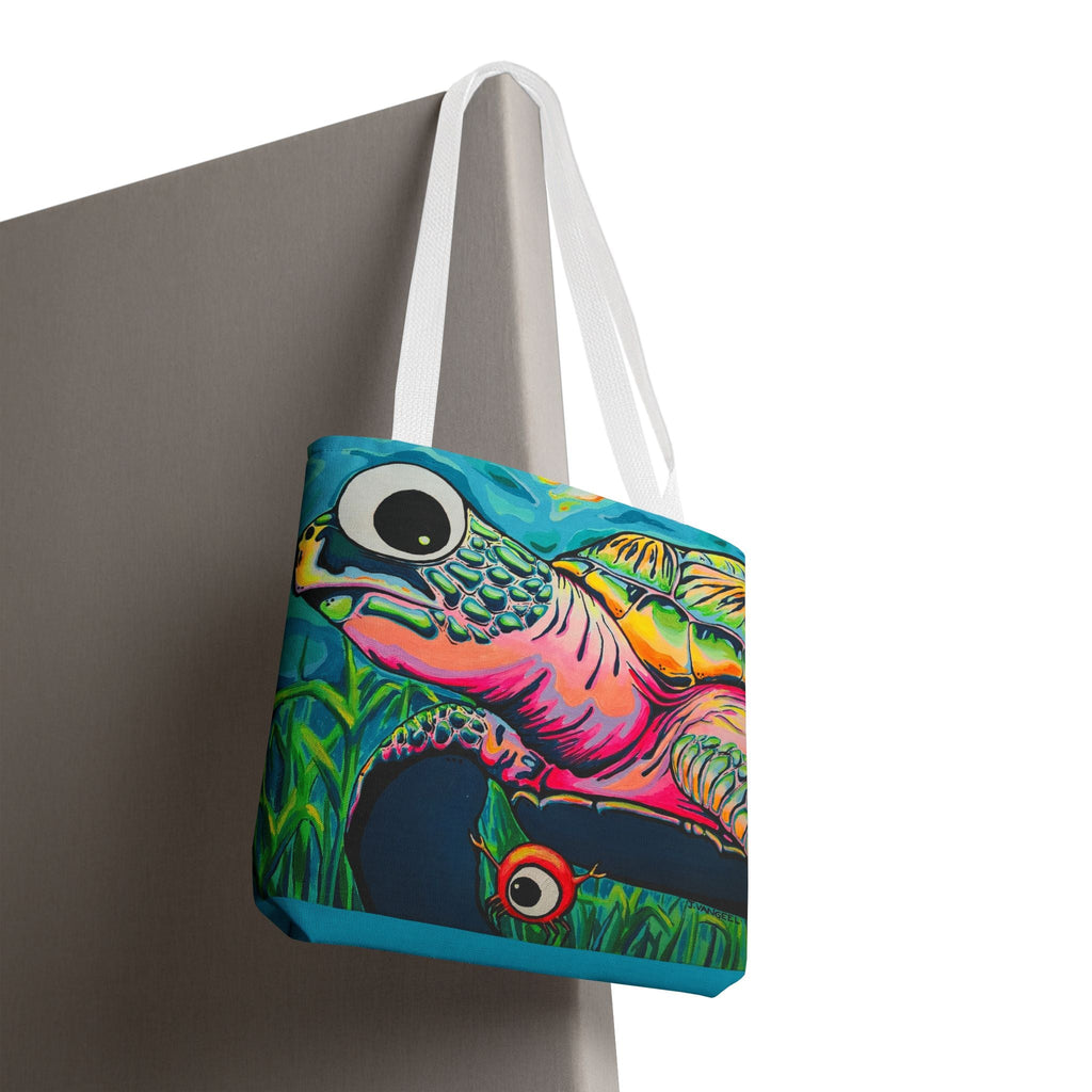 Premium Cyclops Turtle Tote Bag, Original Artist Design, Reusable Shopping Tote,  Eco-Friendly