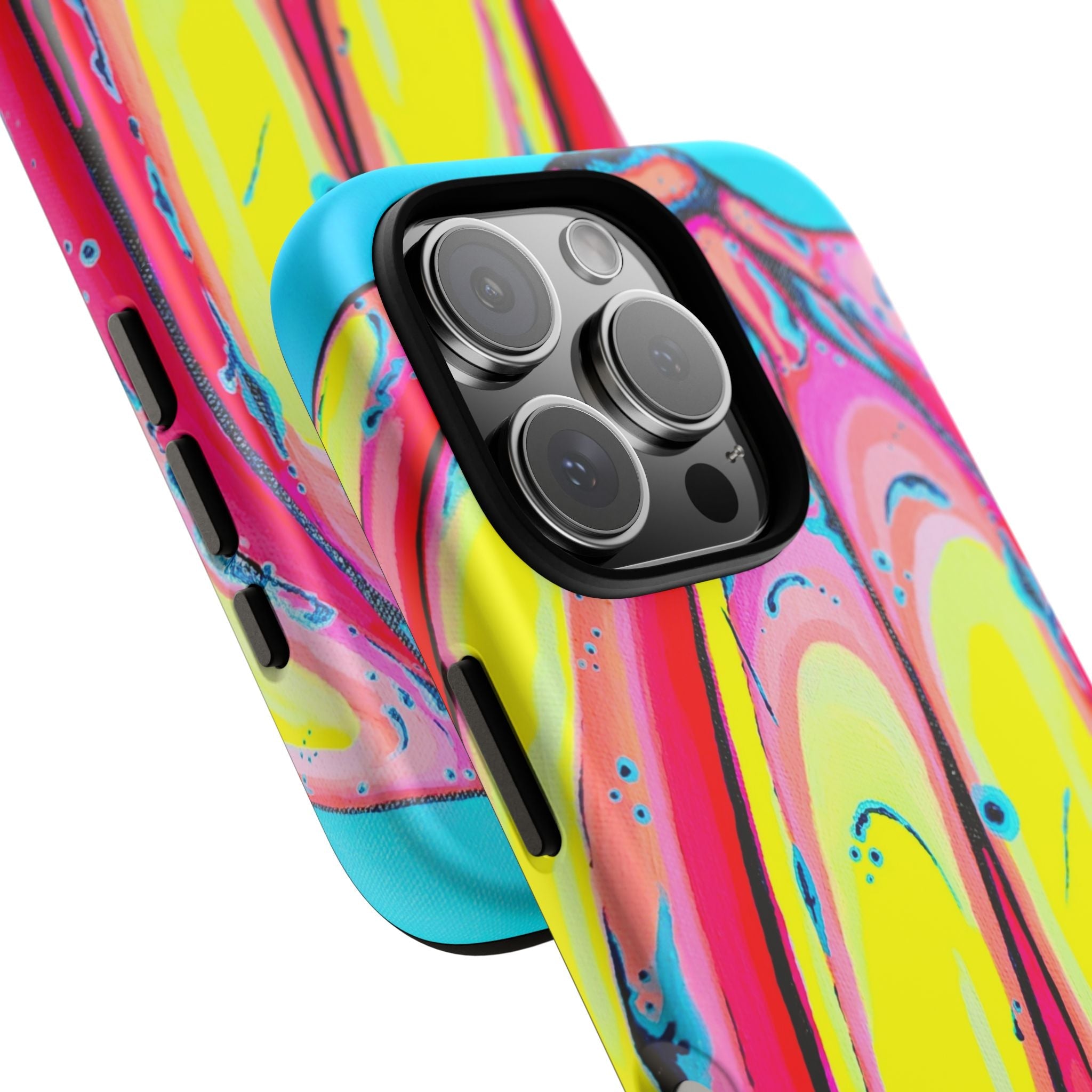 Neon Fat Bananas Tough Phone Case