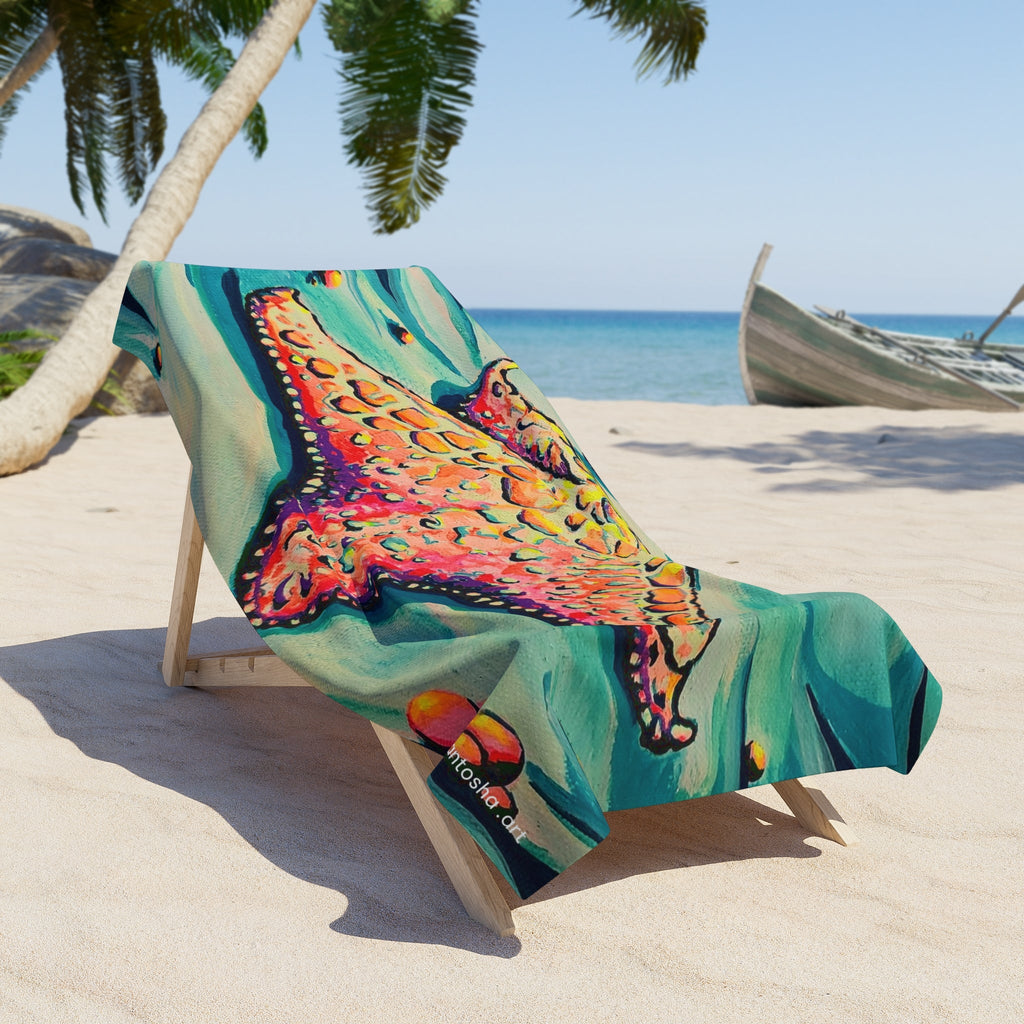 Cyclops Starfish Beach Towel for Summer Fun and Vacation Essentials