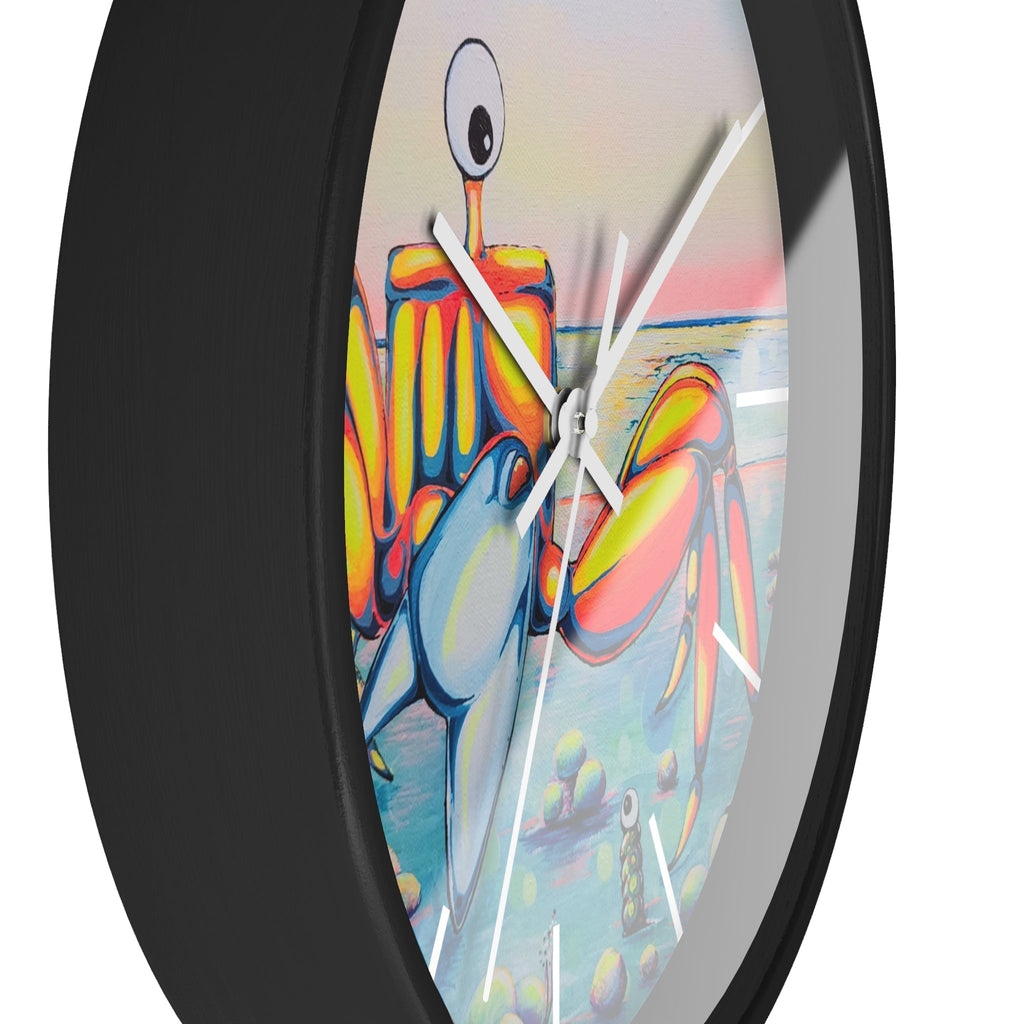 Cyclops Crab Pop Art Wall Clock
