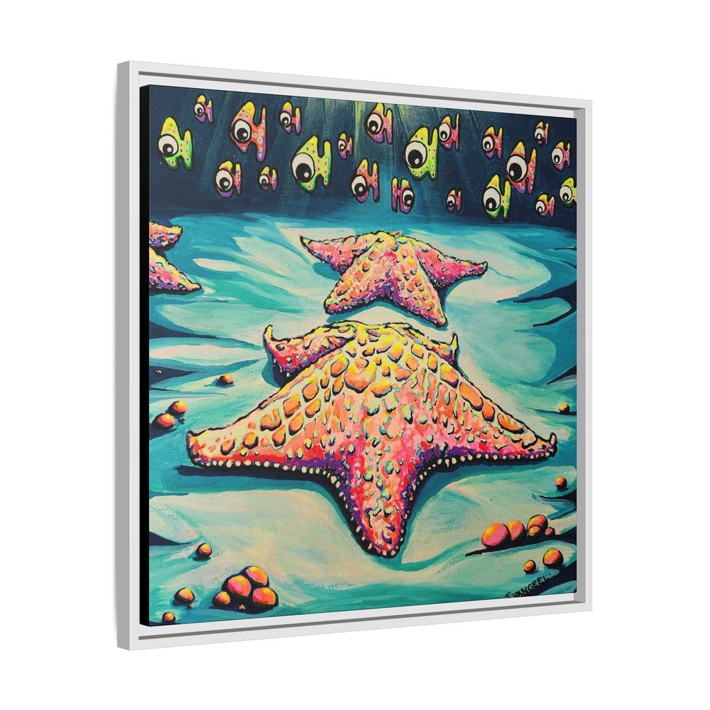 Framed Cyclops Starfish Canvas Print