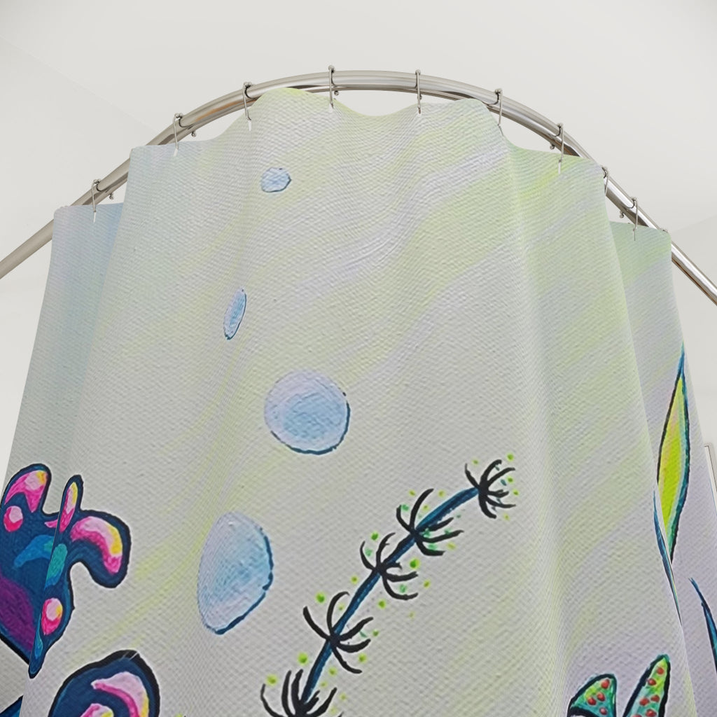 Cyclops Clam Pop Art Shower Curtain