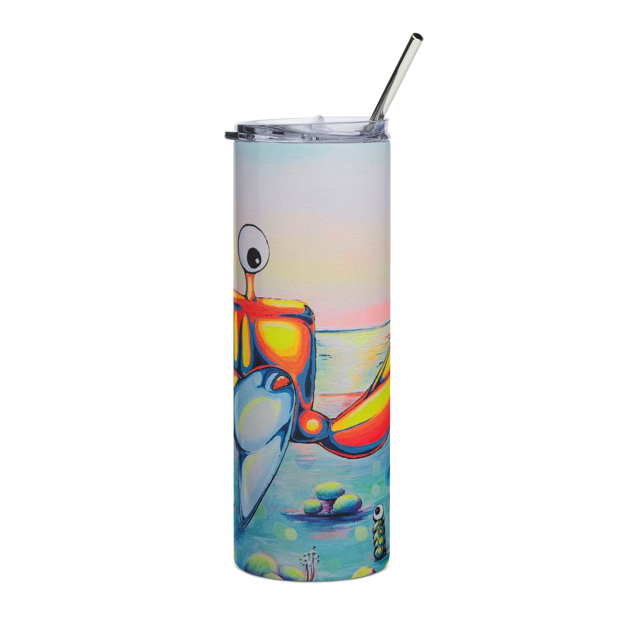 Cyclops Crab Stainless Steel Tumbler, 20oz | Fun Travel Mug, Eco-Friendly
