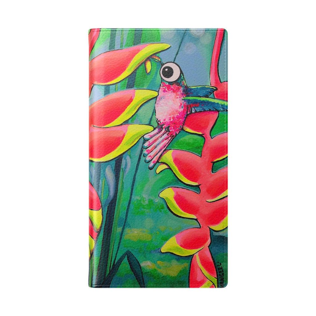 Cyclops Hummingbirds Flip Phone Case – Wallet Cover with Card Slots